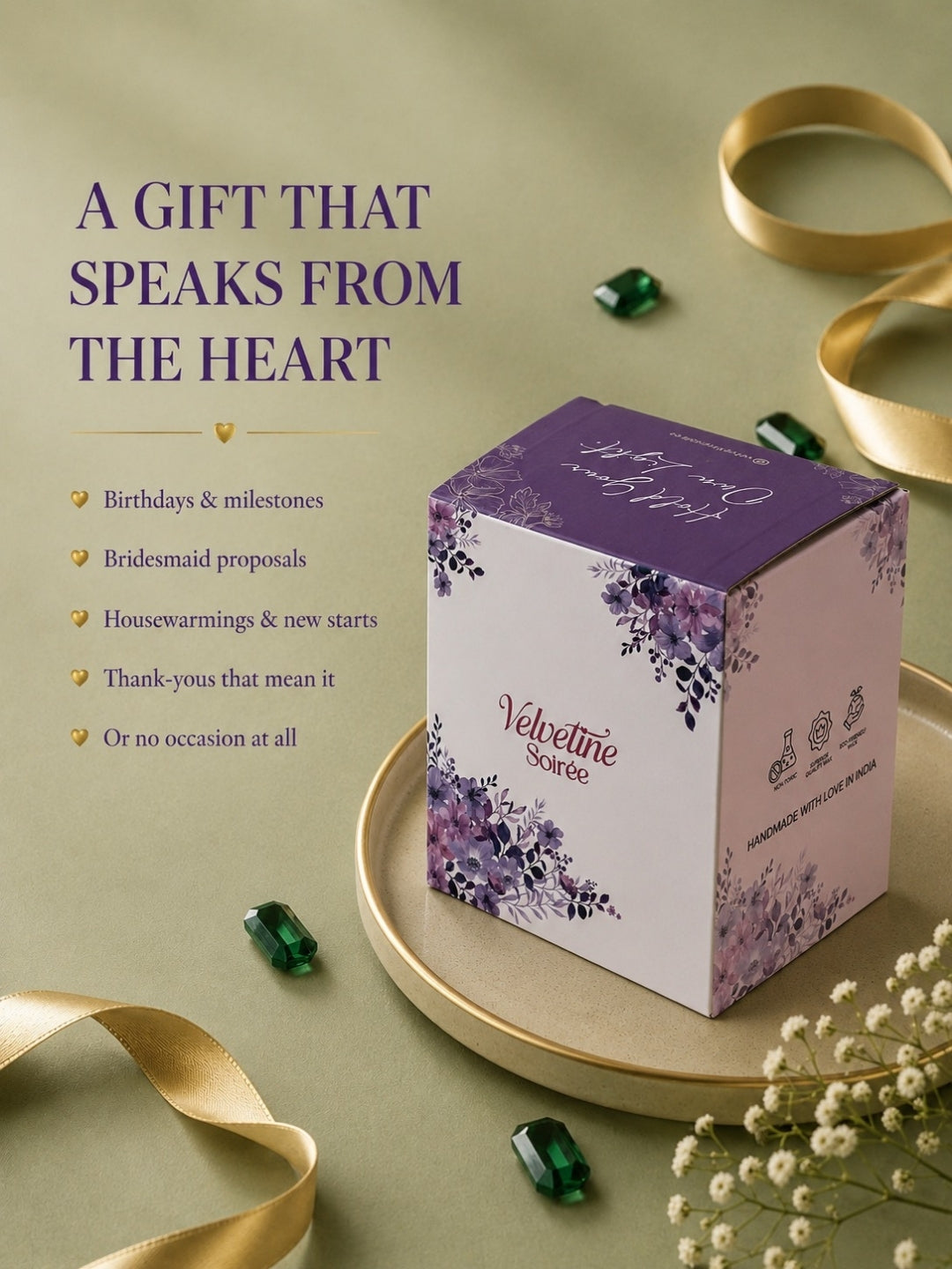 Velvetine Soirée Gift Box for various occasions
