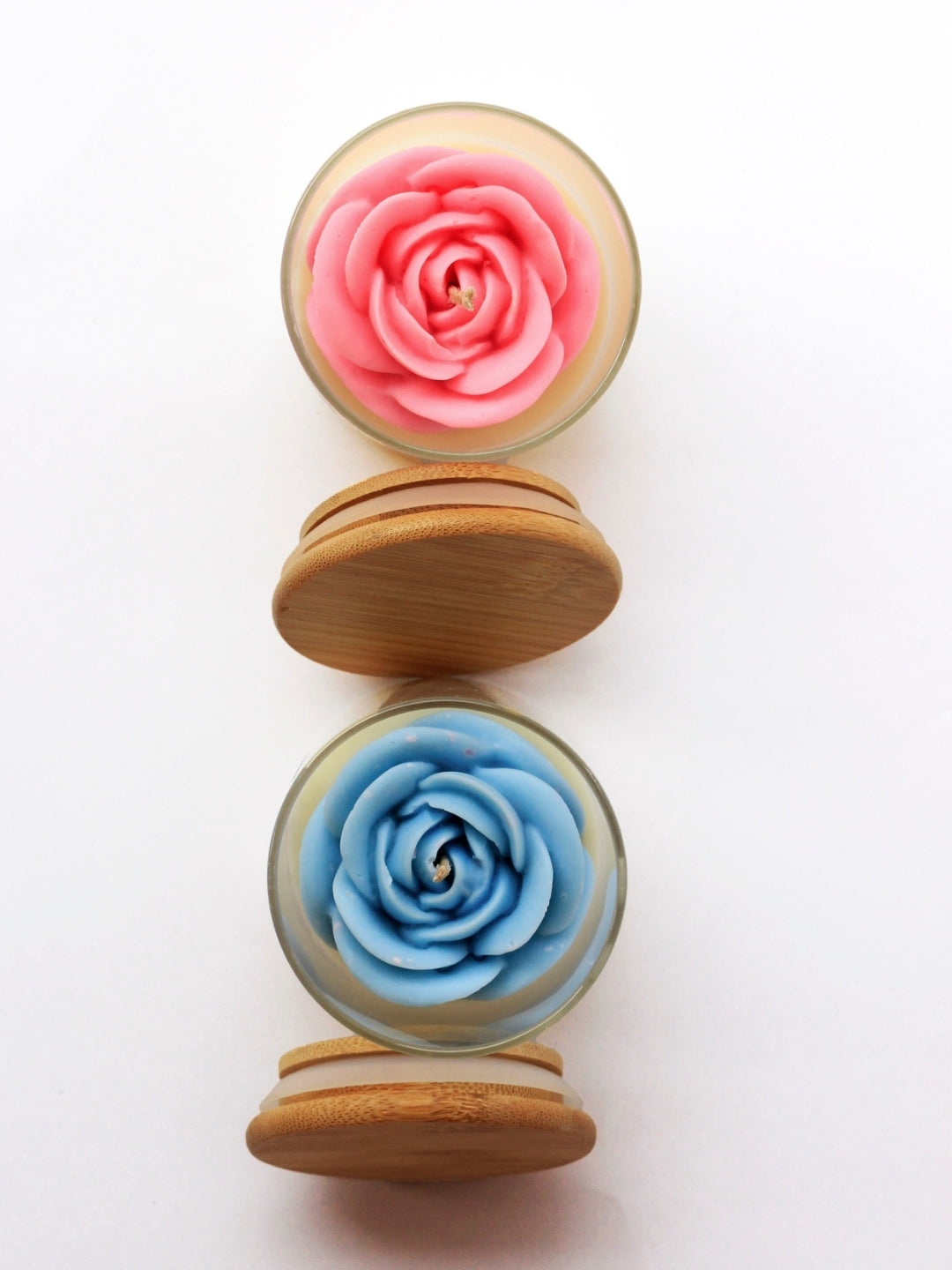 Rosè Scented Candle Gift Set of 2 | Musk, Fruity & Floral Scent | Coconut Wax Candle