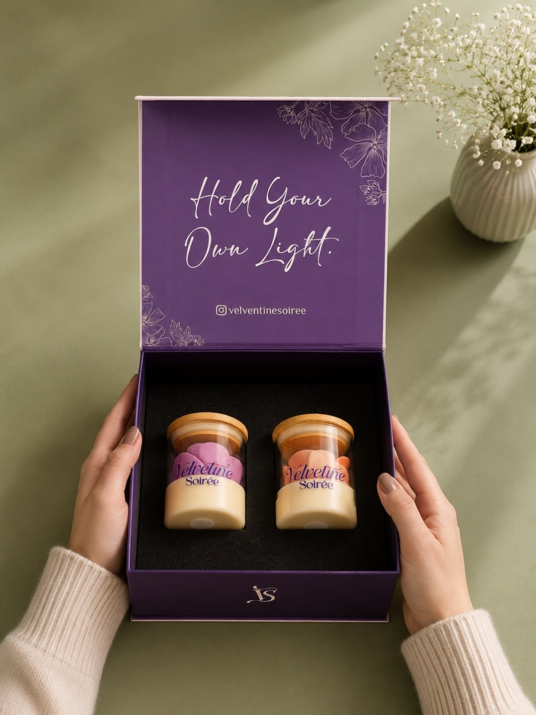 Rosè 2.0 Scented Candle Gift Set of 2 | Orange & Lavender | Coconut Wax